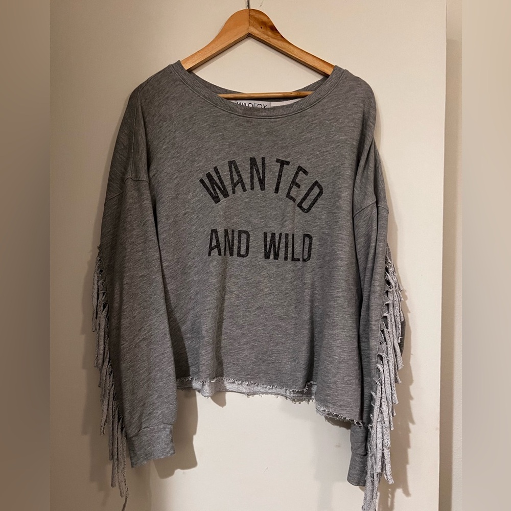 Wildfox Ophelia Sweatshirt w/ Fringe